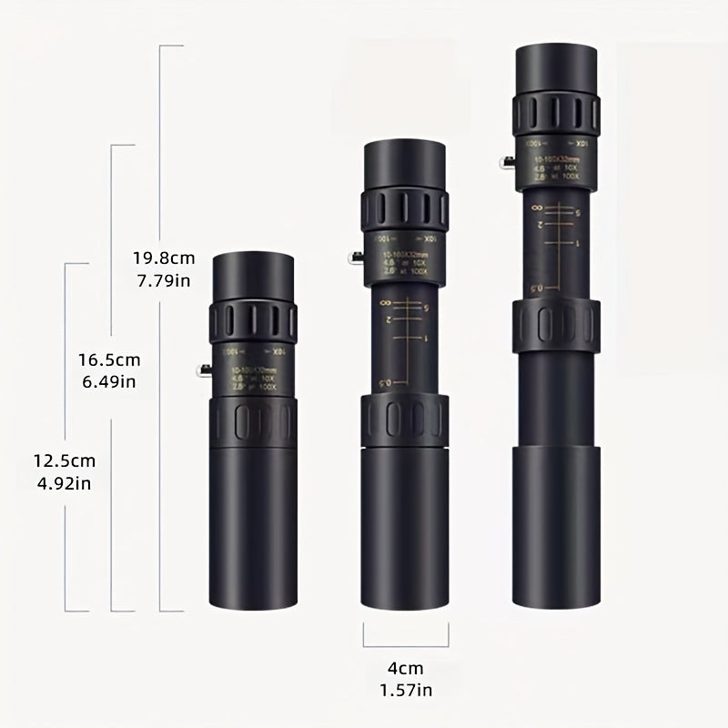 Waterproof HD Monocular with BAK4 Prism for Outdoor Camping