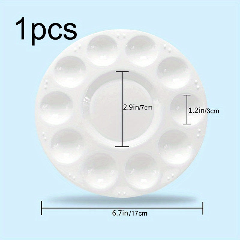 Plastic Palette for Art Students - Easy to Clean