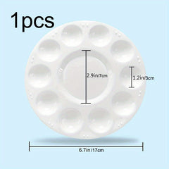 Plastic Palette for Art Students - Easy to Clean