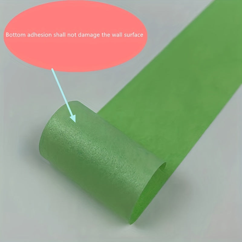 2pcs Green Paint Washi Tape 1.96in x 59ft - Surface Protection, Easy Removal