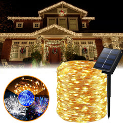 Outdoor Waterproof Fairy Garland String Lights Solar Lamp Decor