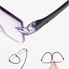 Light Blocking Bifocal Reading Glasses Anti Eyestrain Computer Presbyopic
