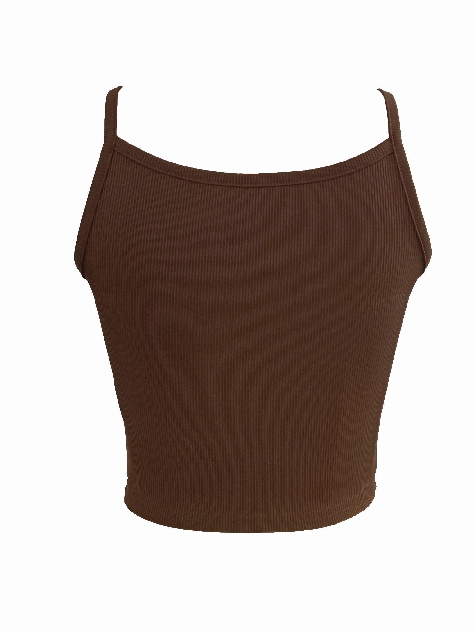 Sexy Scoop Neck Cami Top Sleeveless Summer Top