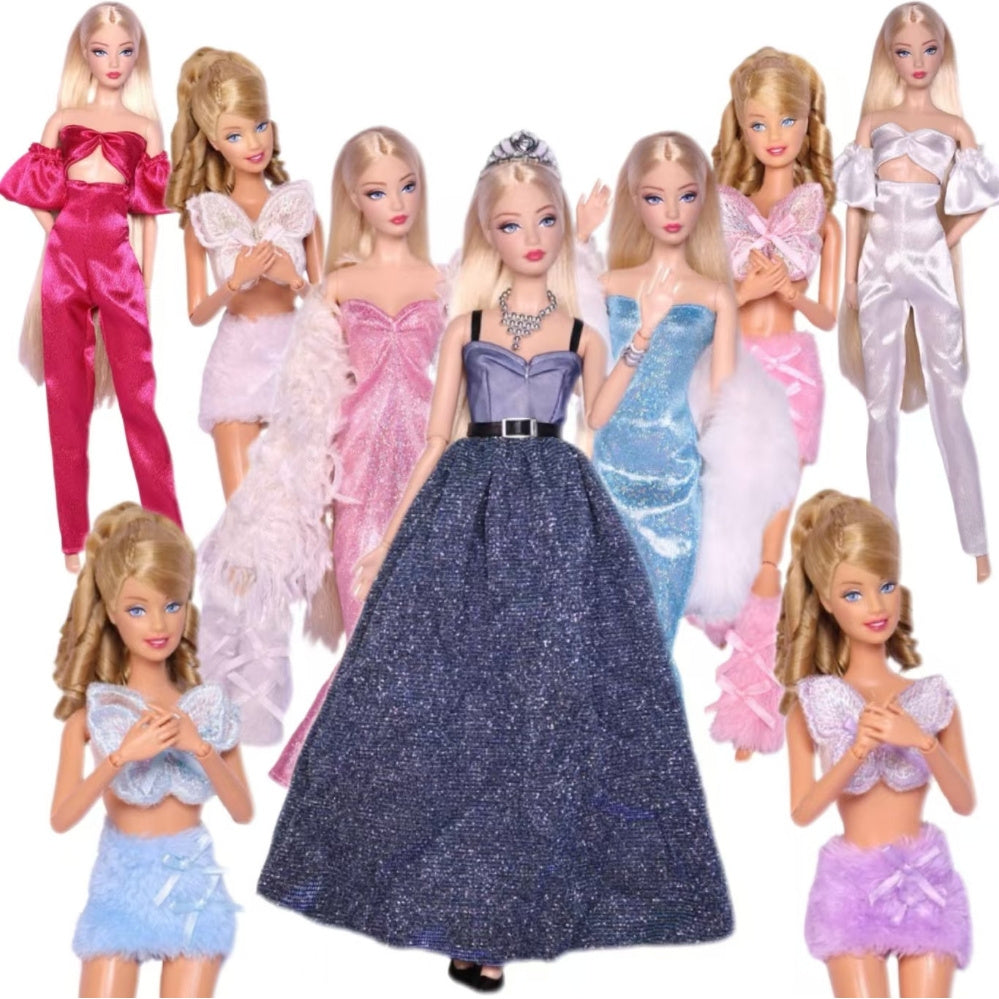 Mermaid Tail Dress for 11 8 inch Doll Clothes Doll Shoes Party Cosplay Skirt