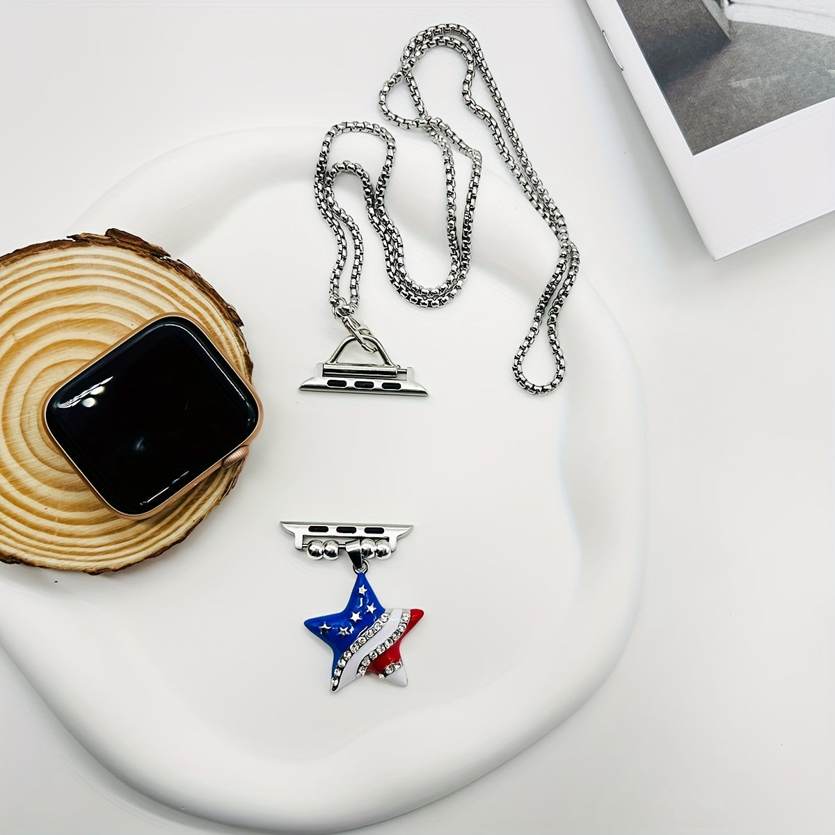 Steel Necklace Band for Smart Watch - Watch Accessories
