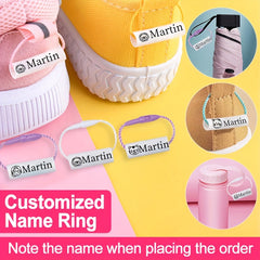 Custom Waterproof Name Ring Soft Material Wear-resistant, Clear, Eye-catch
