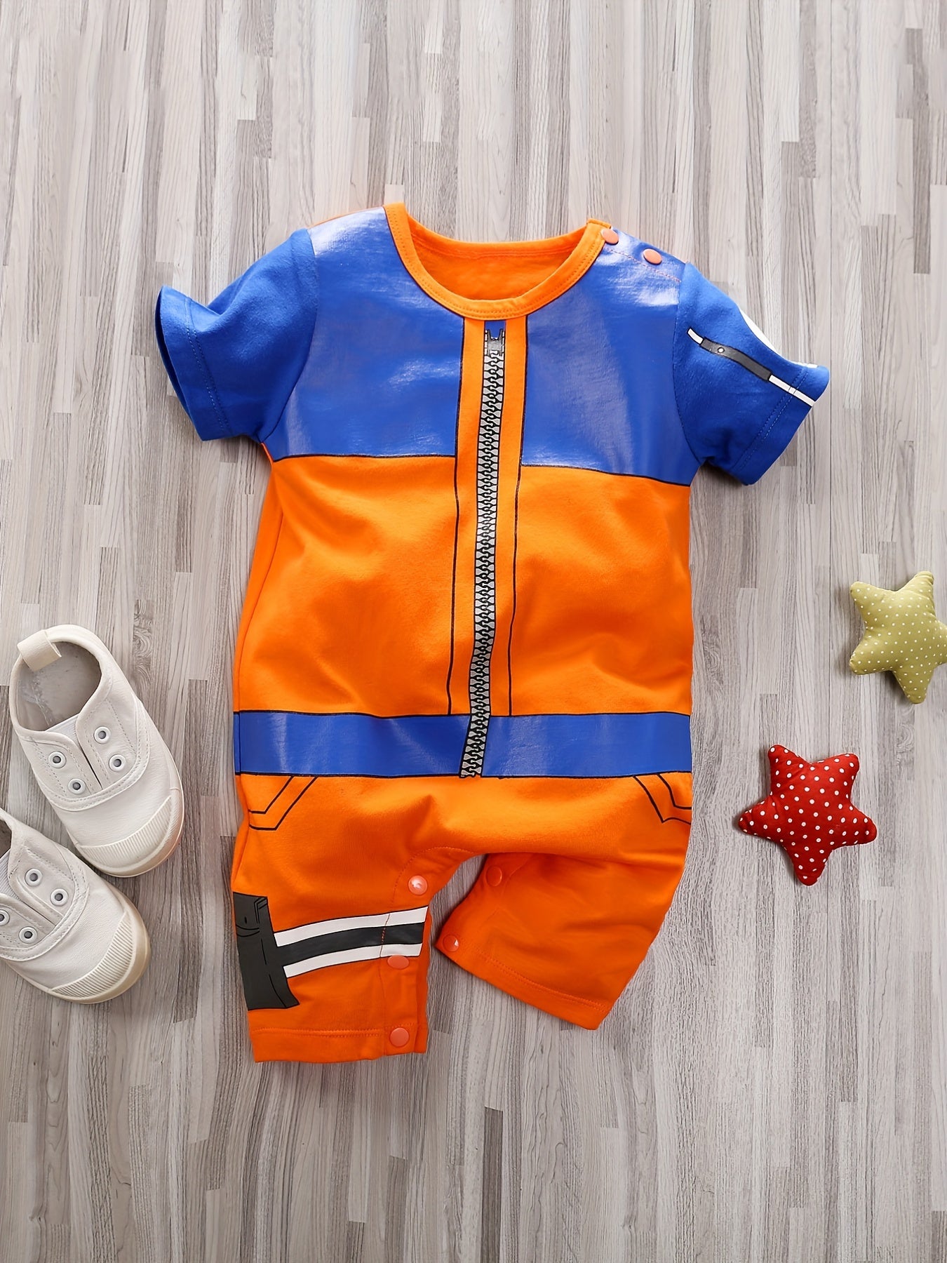 Lucky Cloud Graphic Romper Infant Jumpsuit