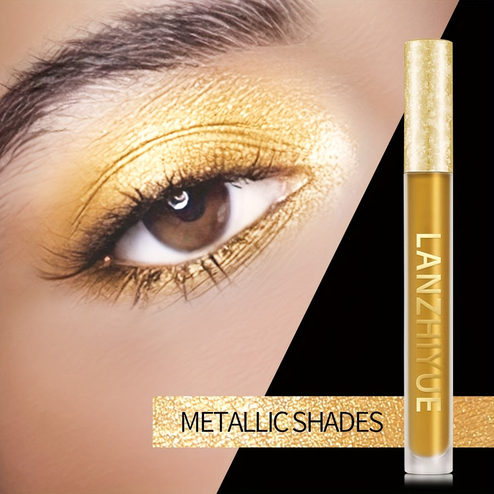 Golden Liquid Eyeshadow Mermaid Shimmer Lip Glaze Dual-use Gloss