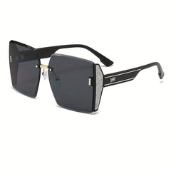 Oversized Square Sunglasses Casual Gradient Glasses UV400