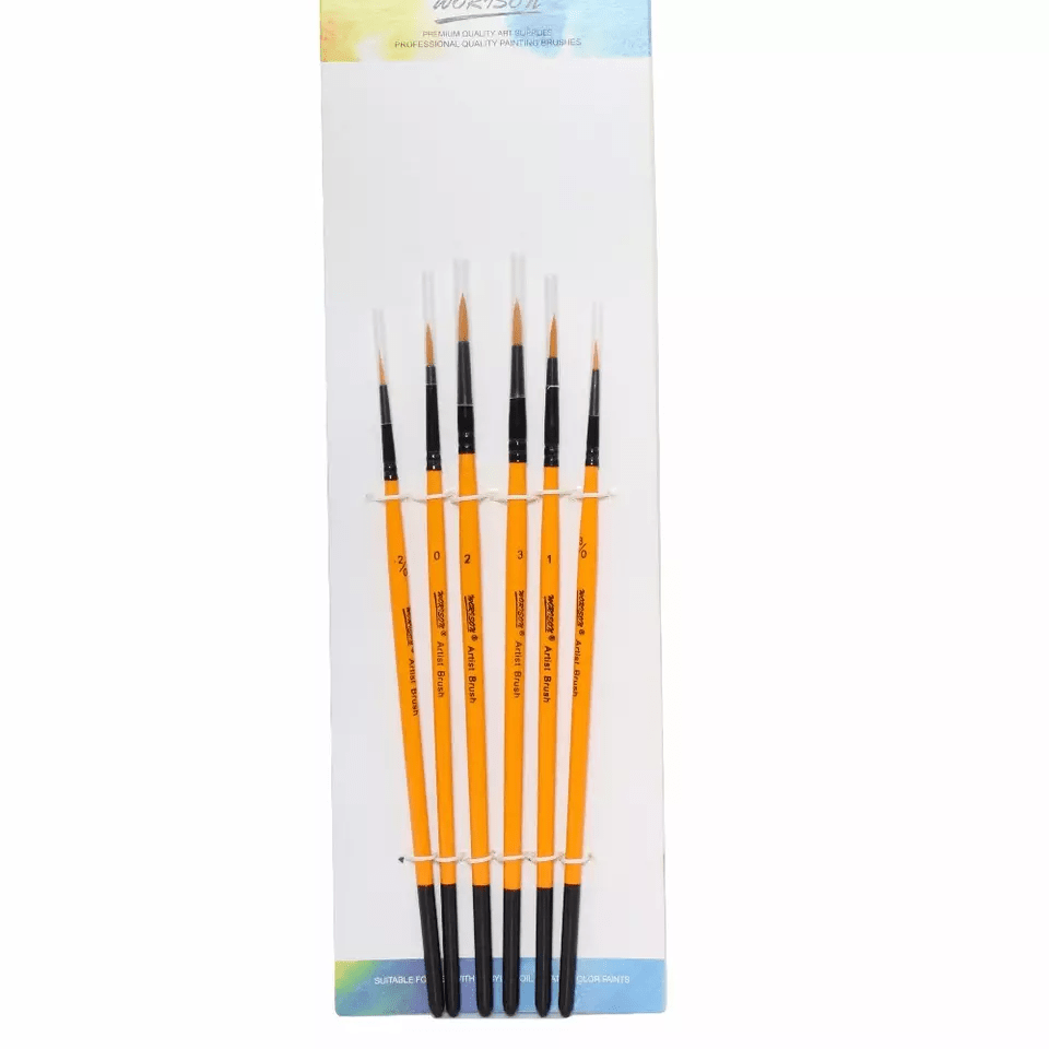 6pcs Fine Liner Paint Brush Set DIY Painting Tools