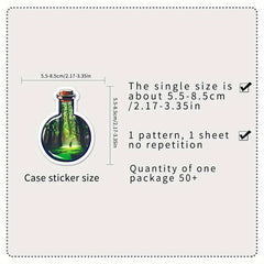 100pcs Bottle Cartoon Graffiti Stickers Waterproof DIY Car Decoration