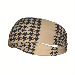 Signature Check Plaid Headband for Sport & Casual Wear