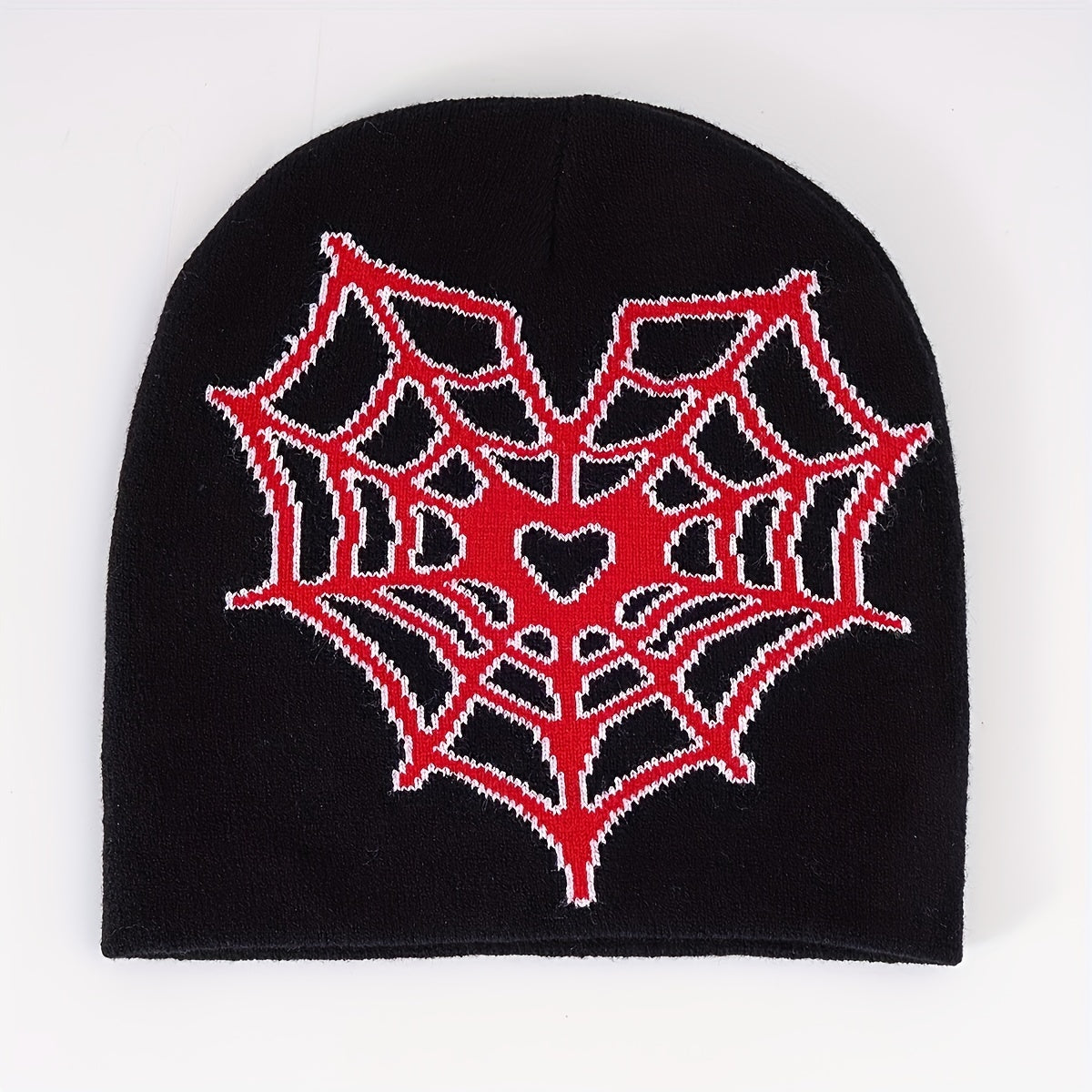 Spider Eye Jacquard Beanie Unisex Hip Hop Knit Hat