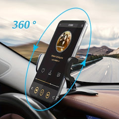 Secure Magnetic Car Phone Holder for GPS Navigation