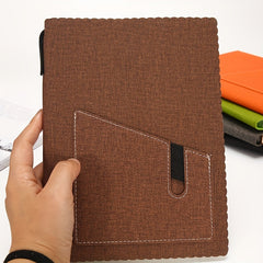 A5 Pocket Faux Leather PU Notepad for Students