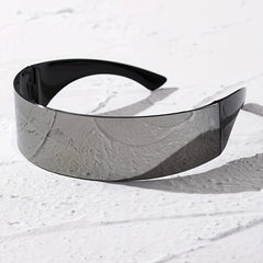 Y2K Wrap Around Sunglasses Futuristic Punk Style UV400