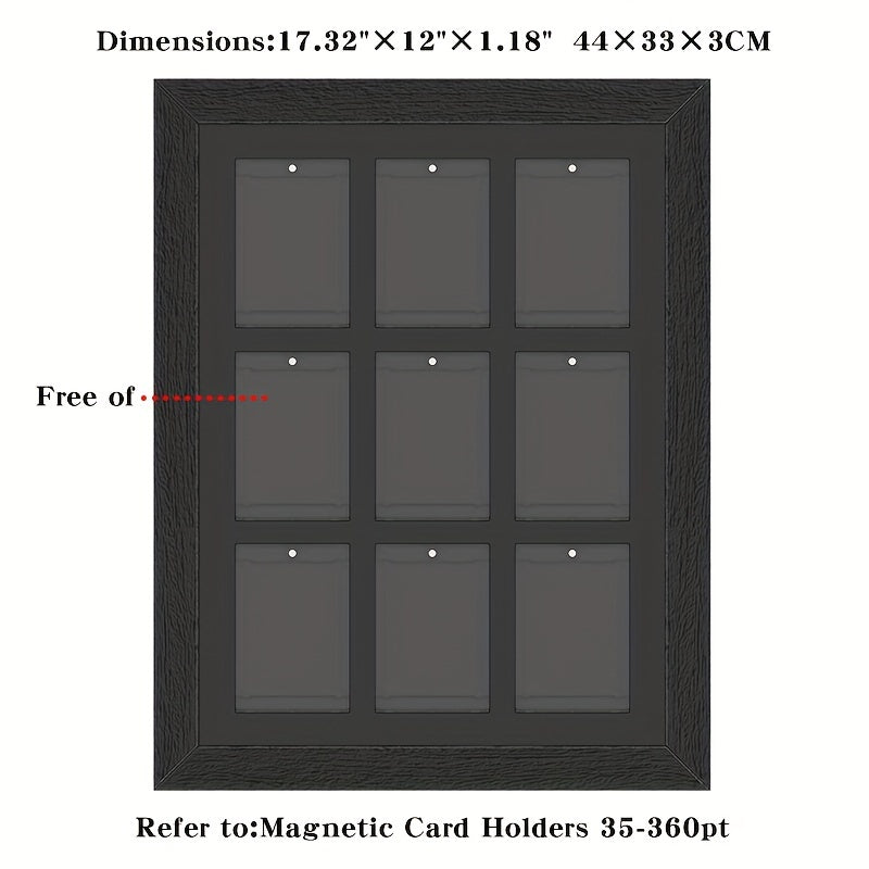 9 Card Magnetic Sports Card Holder Display Case