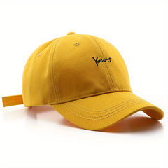 Letter Embroidery Baseball Cap Lightweight Dad Hats Adjustable Sports Sun Hats