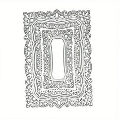 Rectangular Metal Cutting Dies Embossing Stencils for Card Making