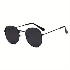 Round Metal Sunglasses Anti Glare Glasses UV400
