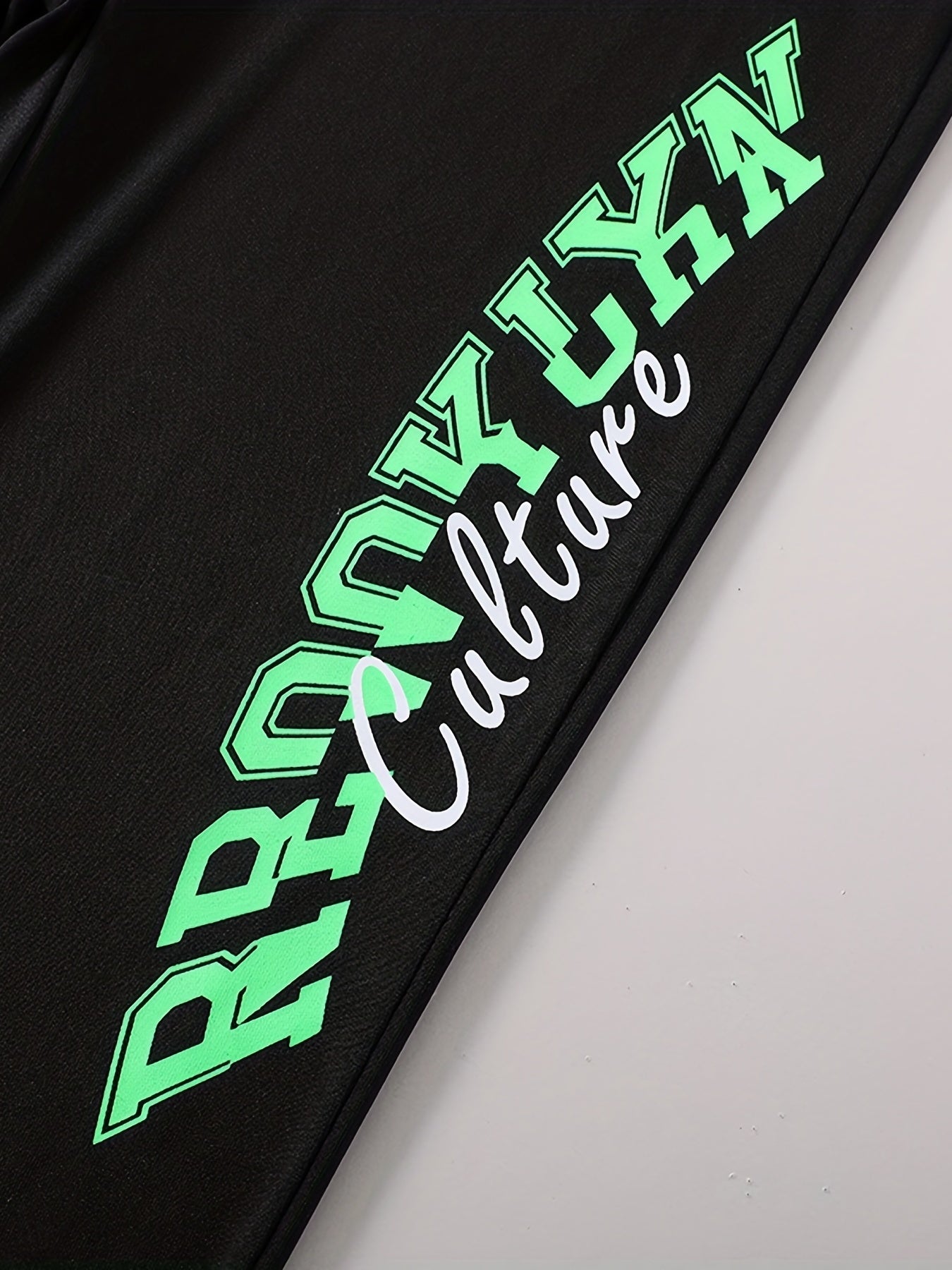 Teen Casual Letter Graphic Print Sweatpants