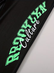 Teen Casual Letter Graphic Print Sweatpants