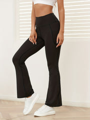 High Waist Flare Leggings Workout Bootleg Pants