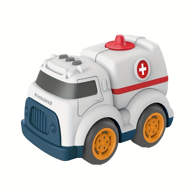 Kids Friction Power Engineering Vehicle Toy Car Model Gift