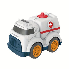 Kids Friction Power Engineering Vehicle Toy Car Model Gift