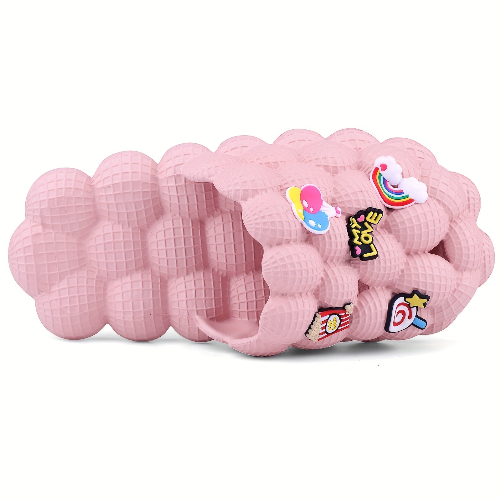 Girls Massage Bubble Slides Cushioned Non-slip Spa Slippers