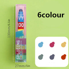 2 Sets Fluorescent Highlighter Pens 12 Set Solid Colors Card Books