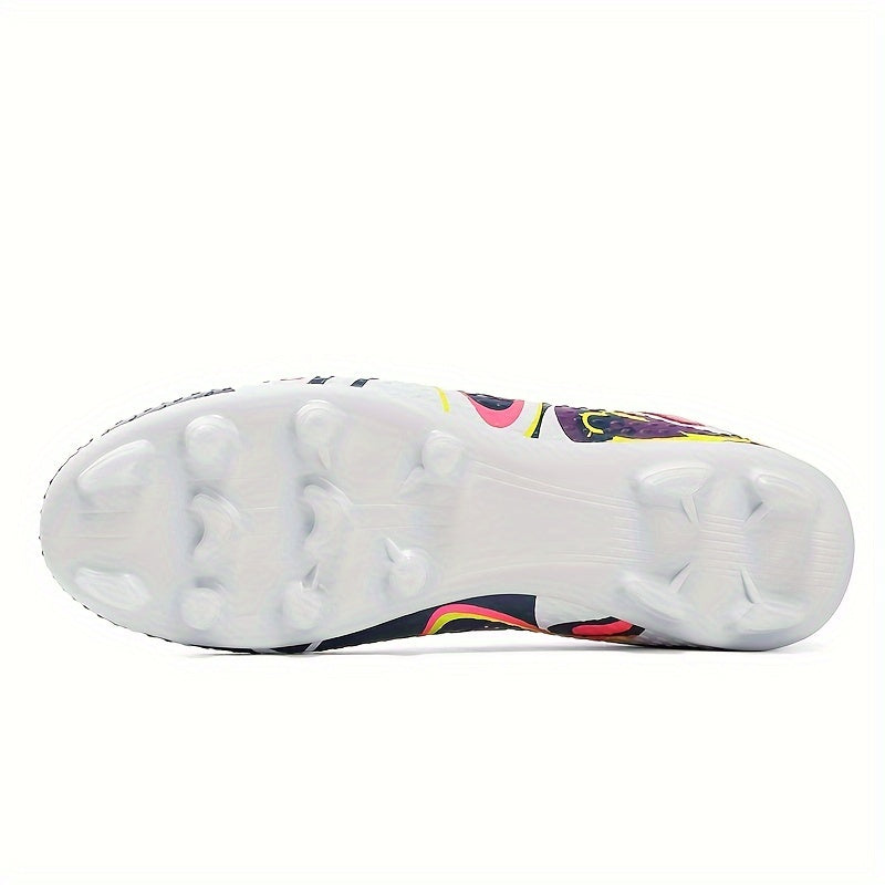 Boy's Non Slip Football Cleat with Spikes Outdoor Soccer Shoes