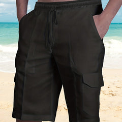 Men's Drawstring Cargo Shorts for Summer