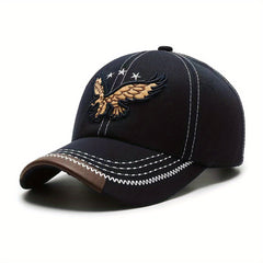 Eagle Embroidery Unisex Baseball Cap Dad Hats Adjustable