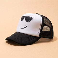 Sunglasses Printed Baseball Cap Sunshade Trucker Hat
