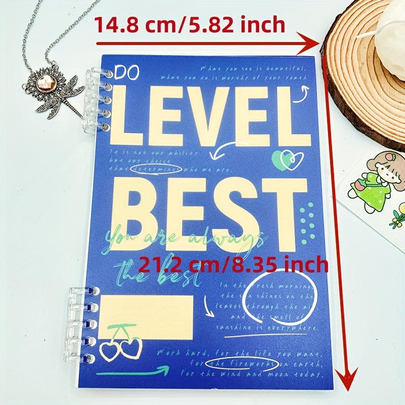 Thickened Loose Leaf Notebook, Purple