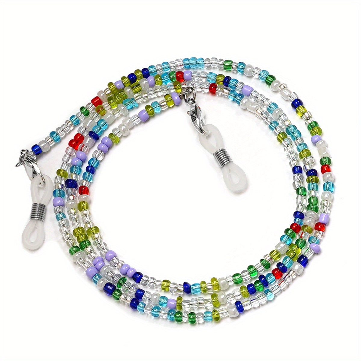5pcs Beaded Glasses Chain Eyeglasses Lanyard Strap Face Covering Retainer