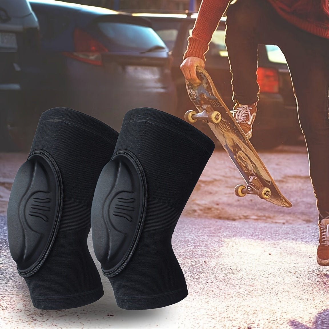 Anti-collision Sponge Knee Pads Roller Skating Dance Cycling