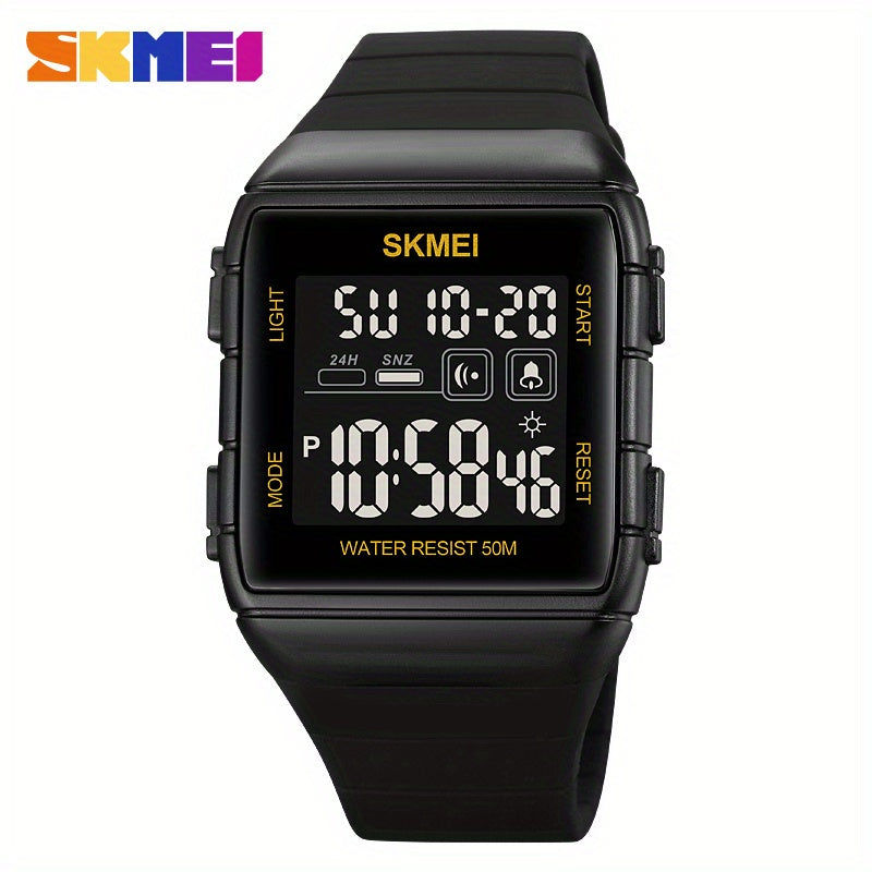 Men's Square Electronic Watch