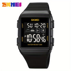 Men's Square Electronic Watch