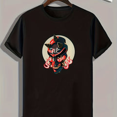 Monster Print Men's Graphic T shirt Casual Comfy Tees For Summer