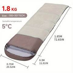 Portable Envelope Style Sleeping Bag with Hat