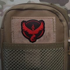 Flying Phoenix Patch Embroidered Morale Patches With Hook And Loop Fasteners