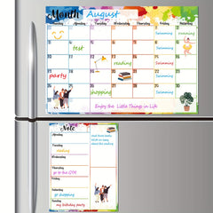 Magnetic Monthly & Weekly Planner Erasable Whiteboard Calendar Sticker