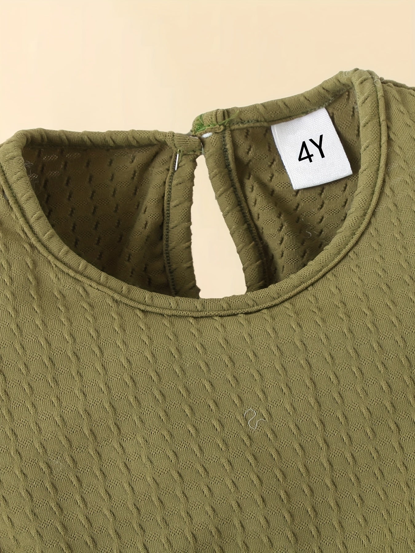 Girl's Back Buckle Jumpsuit with Belt - Summer Clothes