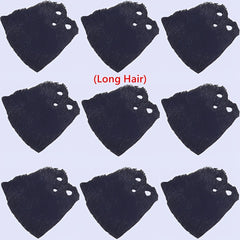 9pcs Mini Building Block Cloak Officer Set Plush Winter Coats