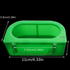 Bird Hanging Feeder Anti-scatter Bowl Automatic Drinking Fountain