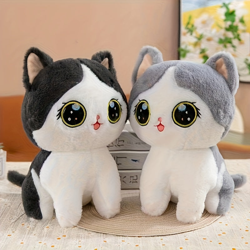 Creative Cat Plush Doll Kitten Stuffed Toy Birthday Gift for Girls