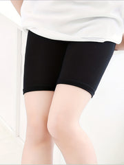 5pcs Girls' Dance Shorts Sports Bicycle Shorts Mixed Colors Set