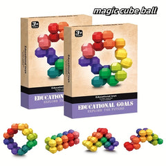 Plastic Toy Magic Cube 3D Puzzle DIY Educational Various Cube Designs